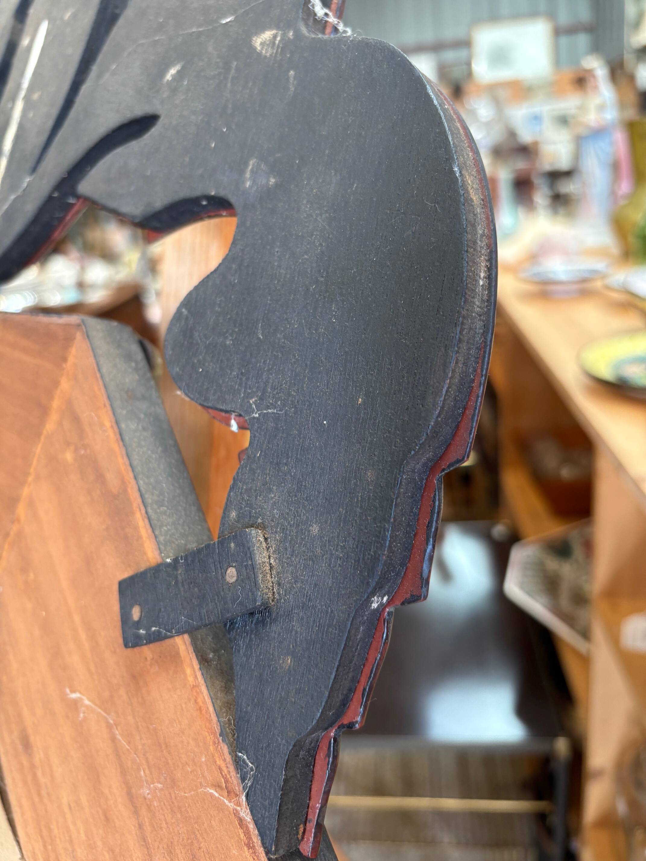 Large antique Venetian mirror with a glazing bar – early 20th century