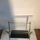 Serving table glass and brass, fifties