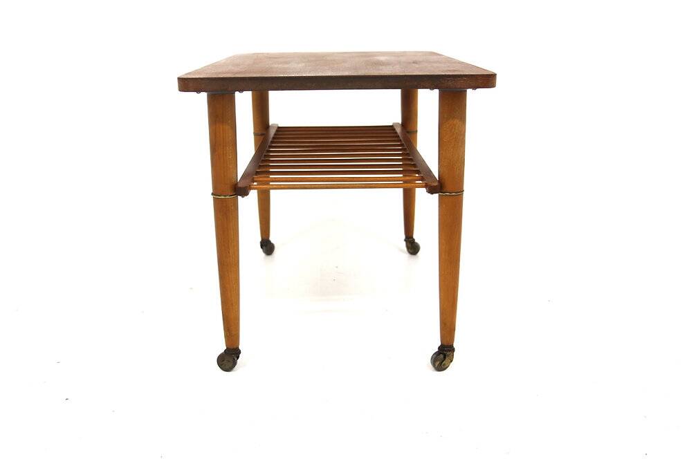 Scandinavian teak side table, Sweden, 1950