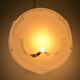 Porcelain ball lamp and art deco style glass