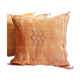 Sabra cushion cover cactus silk orange terracotta