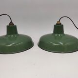 Pair of industrial lamps