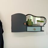 Vintage toilet wall cabinet