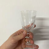 Red wine glasses crystal arques model Versaille