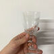 Red wine glasses crystal arques model Versaille