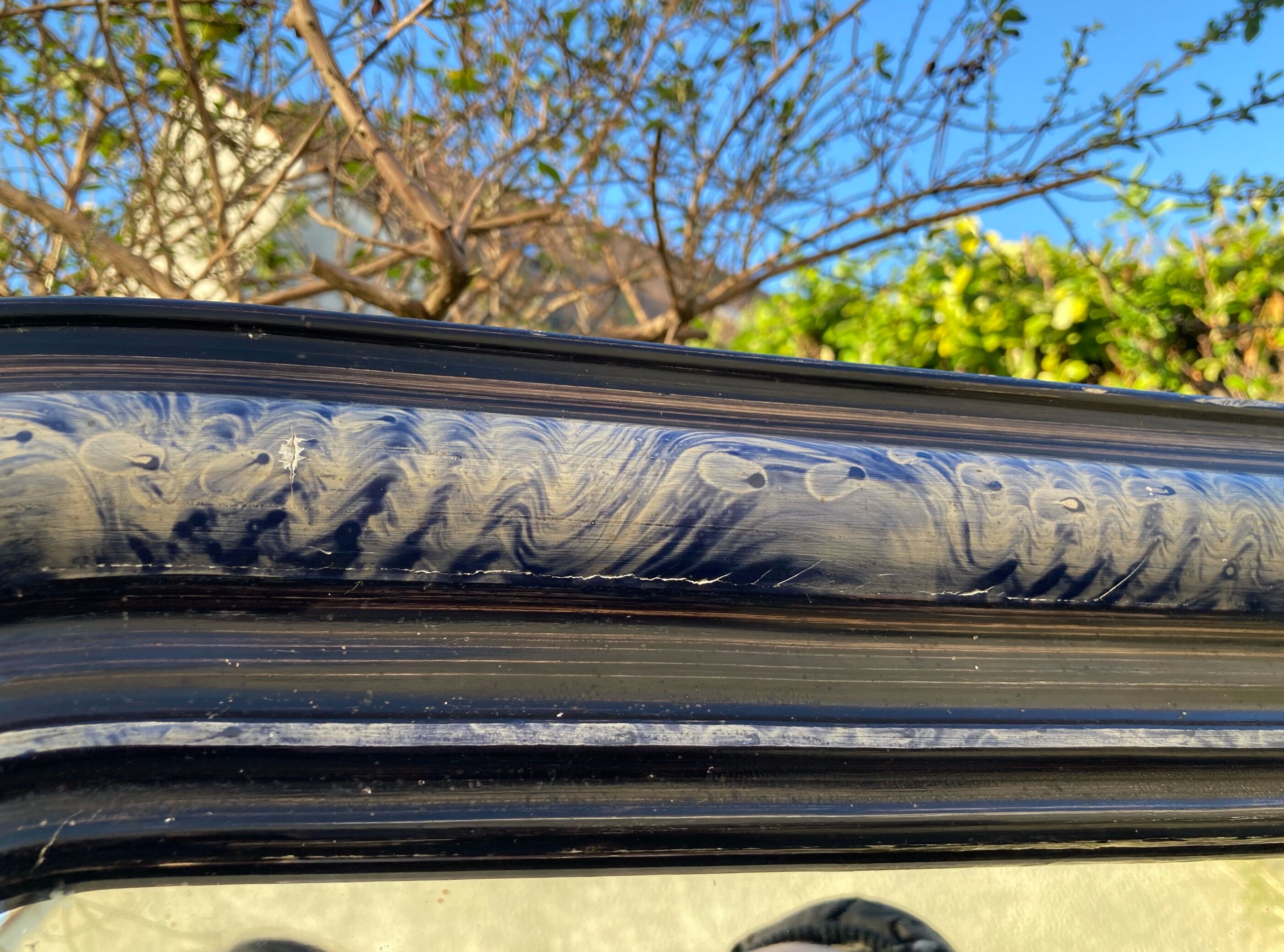 Antique Louis Philippe mirror 69x54cm