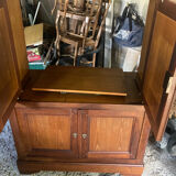 Cherry wood tv stand