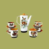 Vintage “Argenteuil” coffee service – Boch La Louvière
