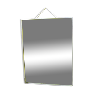 Miroir Art déco cadre en aluminium
