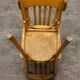 Paire de chaises bistrot Baumann 1970 couleur miel