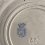 Two talking plates, theme "wedding" by Gien