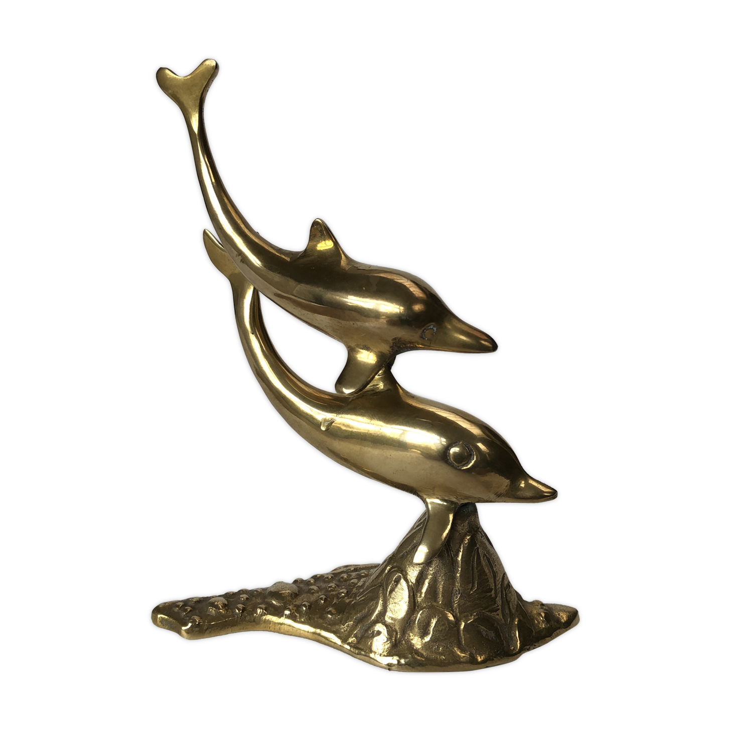 Dauphins en laiton