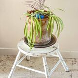 old bamboo style stool