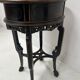 Asian style side table in natural wood, 20th century.
