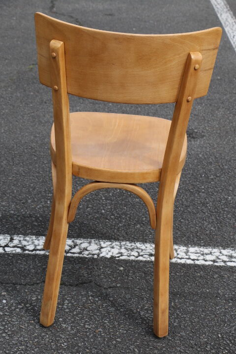 4 chairs Baumann no.24 light beech