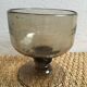 Lot de 6 verres coupes à pied vintage en verre bulle année 70