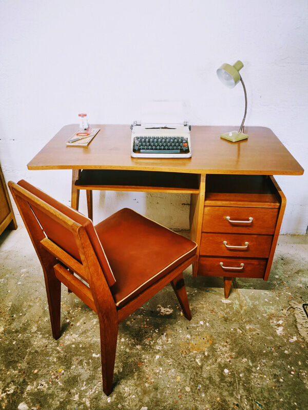 Scandinavian vintage design desk