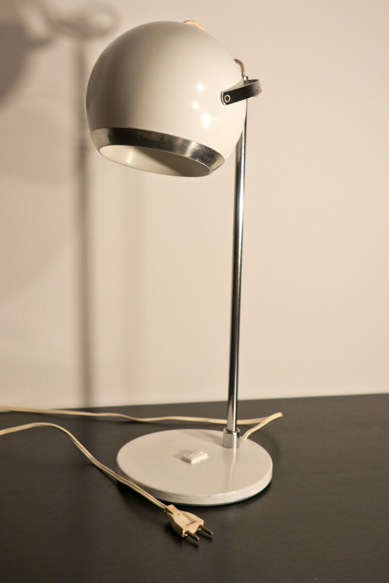 Eyeball lamp Aluminor 1970 45cms