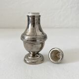 Vintage silver plated metal salt or pepper shaker