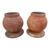 Paire de Vases en Fonte 1900 de Charleville - Mézières