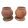 Pair of Cast Iron Vases 1900 from Charleville-Mézières