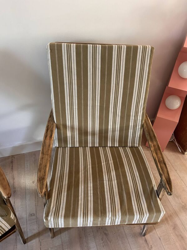 Paire de fauteuils scandinave année 60