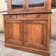 Two-body oak sideboard, circa 1890 — antique glasses and assembly