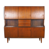 Danish design buffet with sliding doors by Poul Jessen, 1960's