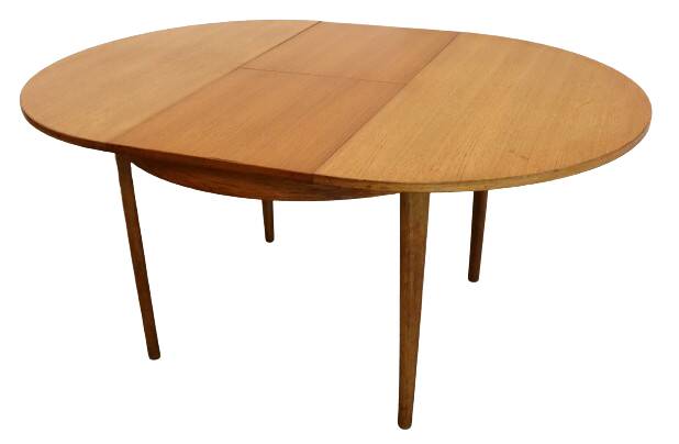 Ronde vintage verlengbare eettafel 'Wrenthorpe'