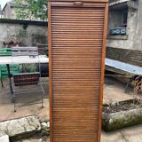 Curtain filing cabinet