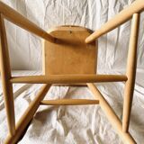 Children's wooden high chair