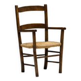Fauteuil rural vernaculaire, France, début du XXe siècle