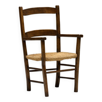 Vernacular Rural Armchair, France, Early 20th Century