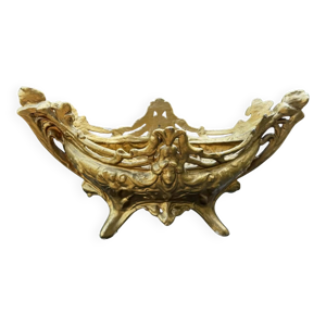 Jardinière en laiton - art nouveau
