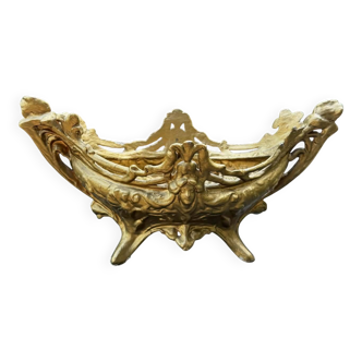 Brass planter woman Art Nouveau