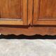 Old rustic oak cabinet of the 19th century louis 15 style