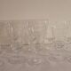 Set of 60's chiseled glasses
