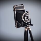 Voigslander camera on brass tripod