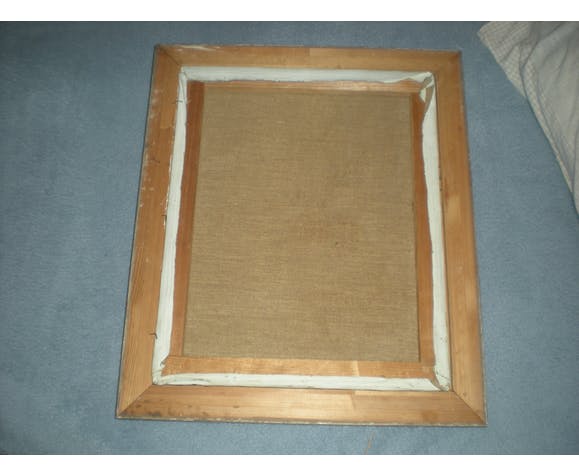 Gouty 'bouquet of roses' oil on canvas table