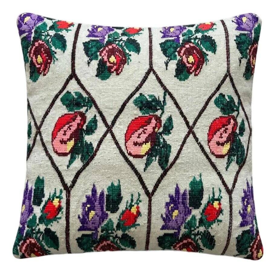 Vintage kilim cushion cover 48x48 cm