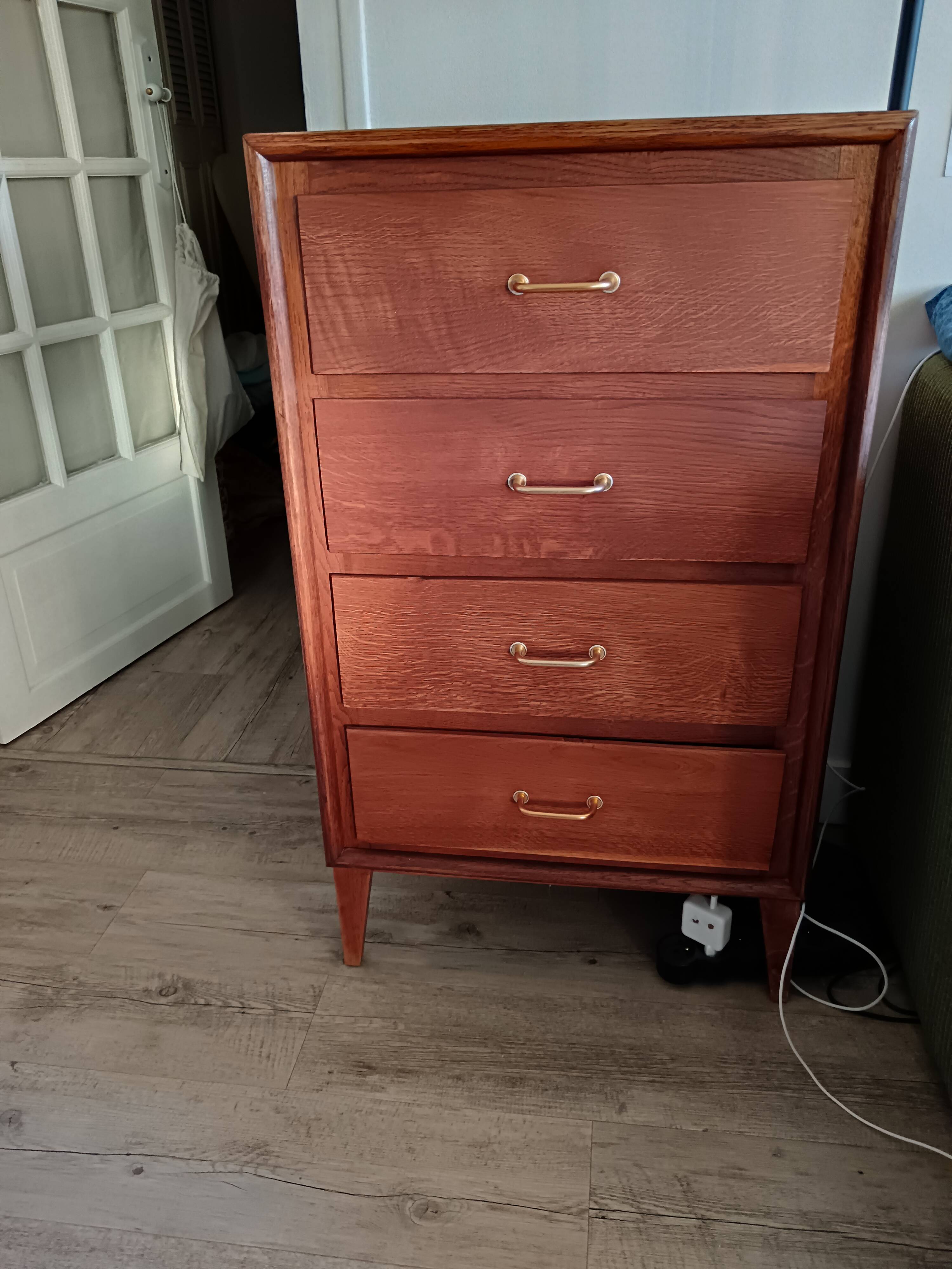Vintage wooden chest of drawers