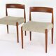 Set van 2 Kai Kristiansen voor Fritz Hanzen 4110 stoelen