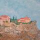 Oil on landscape canvas
