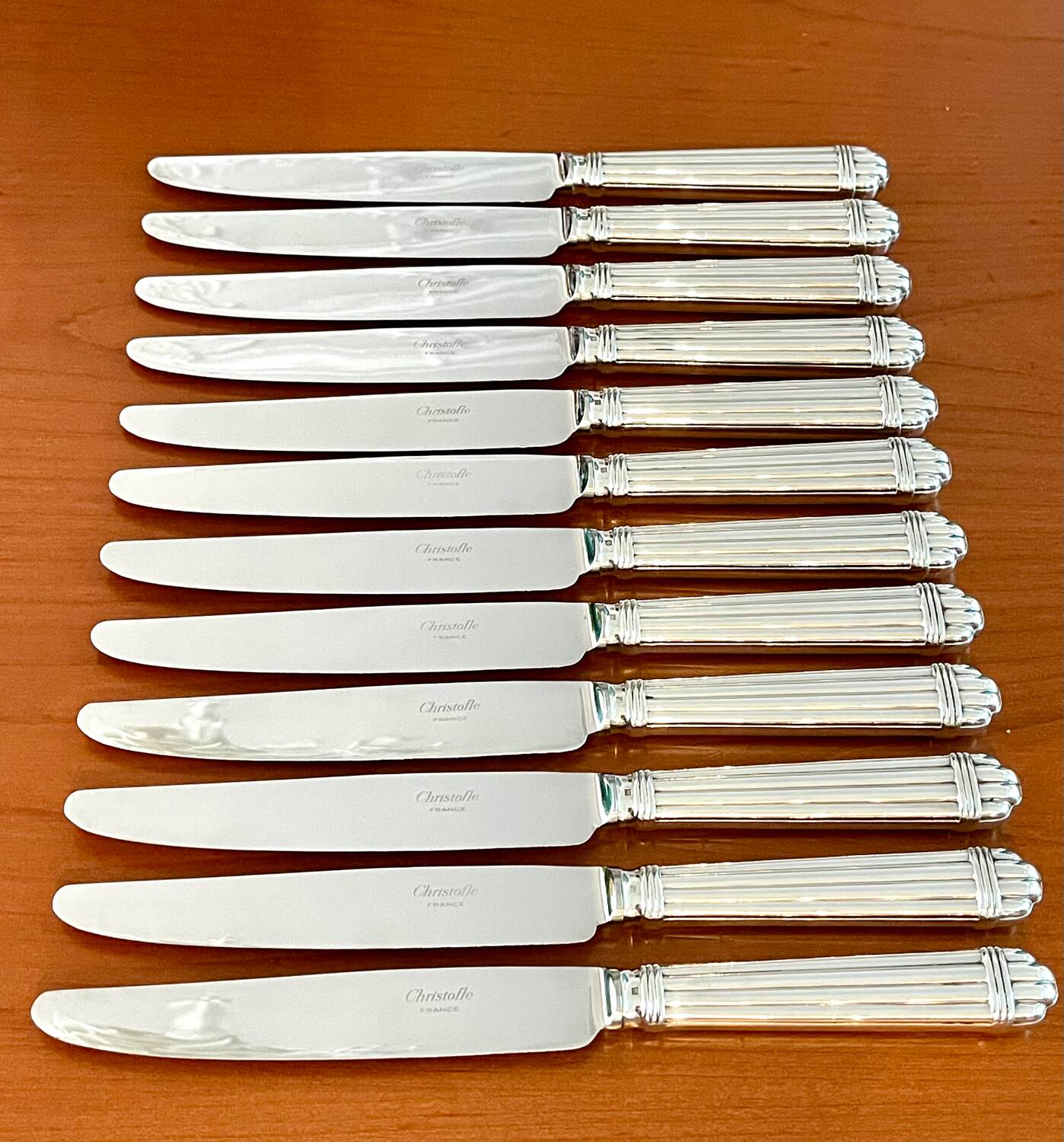 Christofle Aria, 48-piece flatware set, very good condition