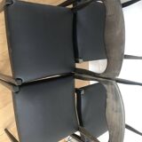 Série 4 chaises vintages style scandinave