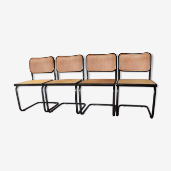 Chaises Cesca B32 cannées par Marcel Breuer