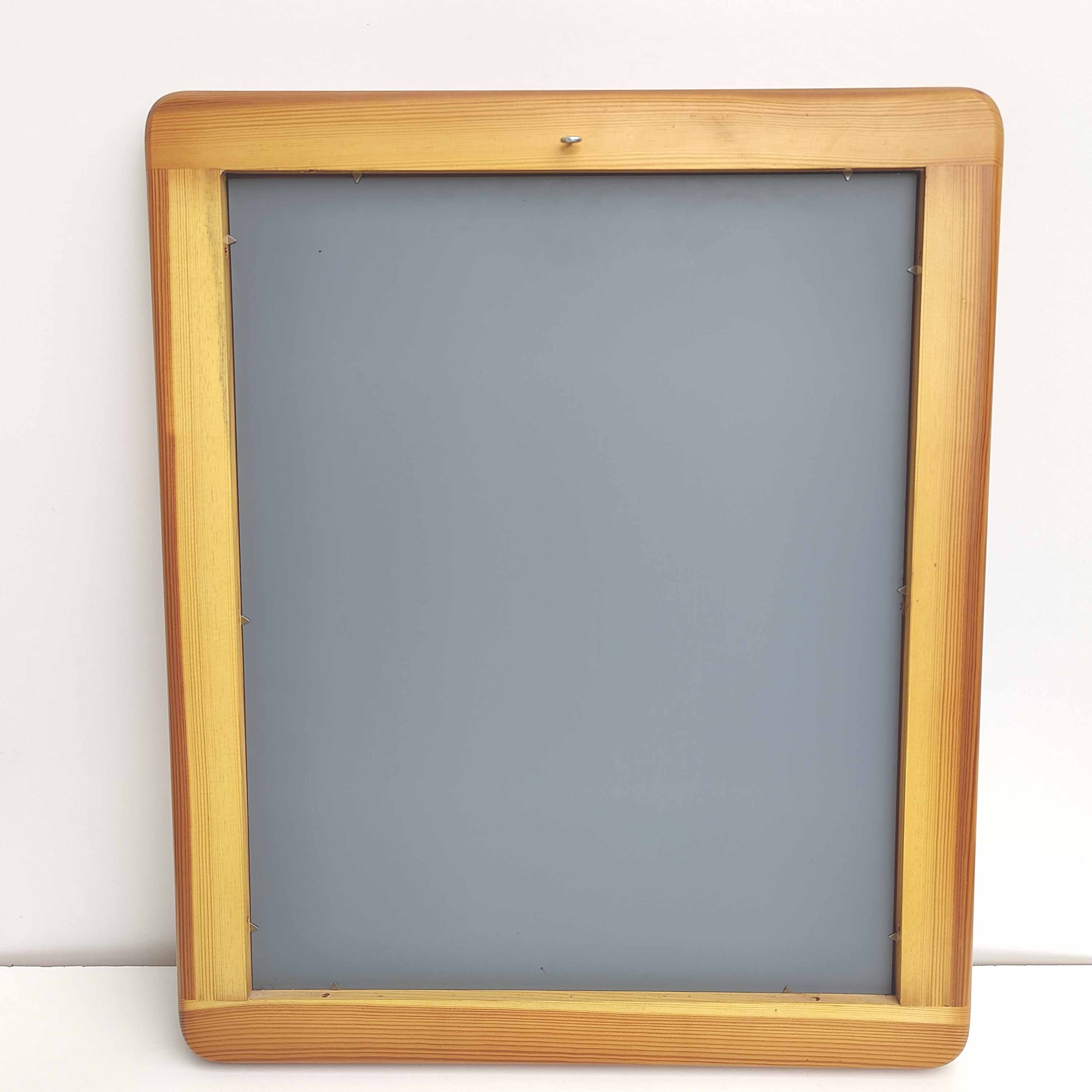 Vintage light wood mirror