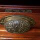 Rare workbook has curtain cosmos end mahogany XIX notary