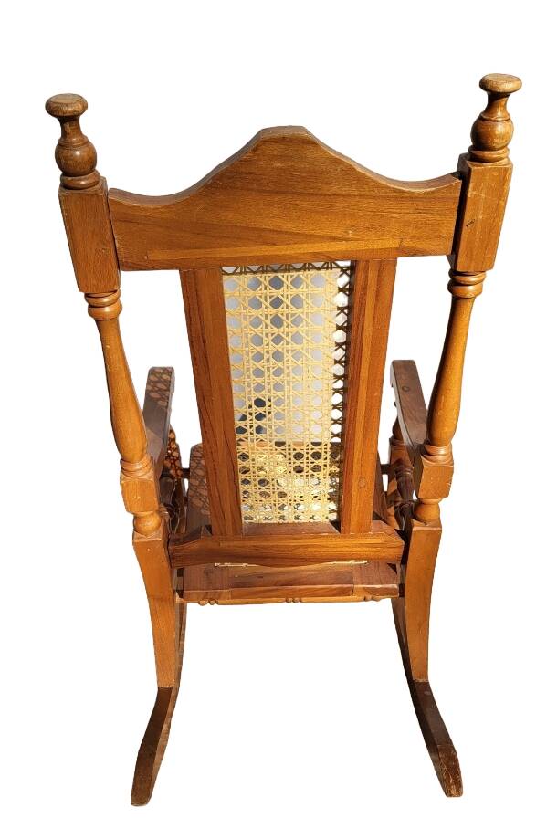 Children's rocking chair with cane