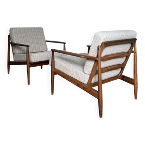 fauteuil scandinave teck